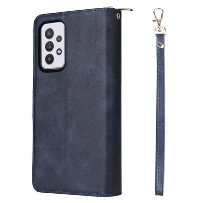 For Samsung Galaxy A33 5G Zipper Wallet Case Card Slots Leather Phone Cover