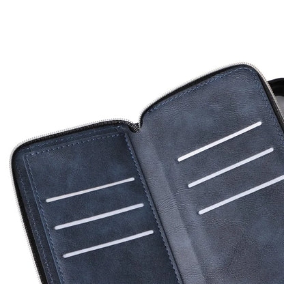 For Samsung Galaxy A04e 4G / F04 4G / M04 4G Case Zipper Leather Phone Cover 9 Card Slots