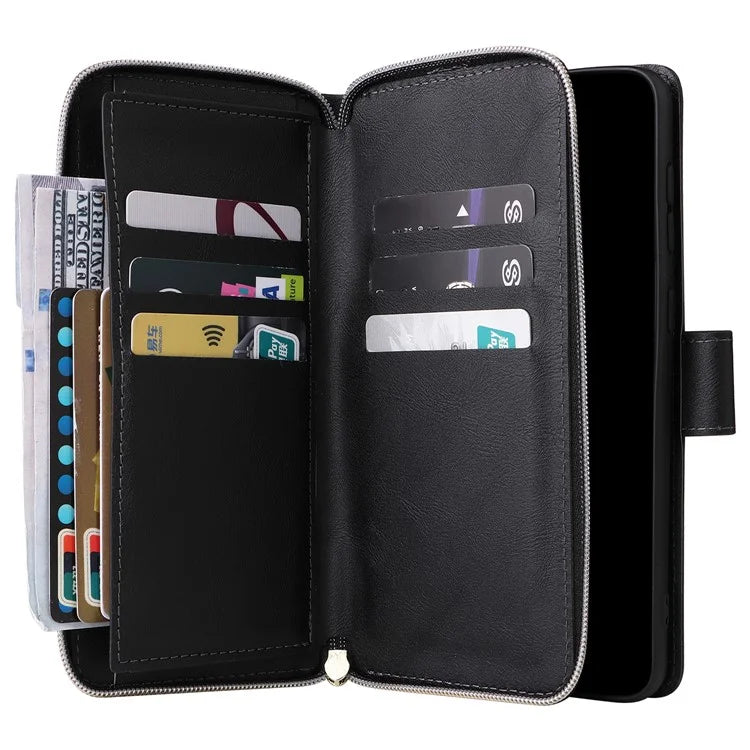 For Samsung Galaxy A23 4G / M23 5G / A23 5G (Global Version) Case Card Slots Leather Phone Cover