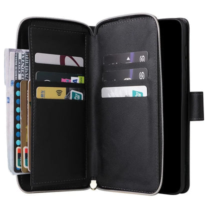 For Samsung Galaxy A23 4G / M23 5G / A23 5G (Global Version) Case Card Slots Leather Phone Cover