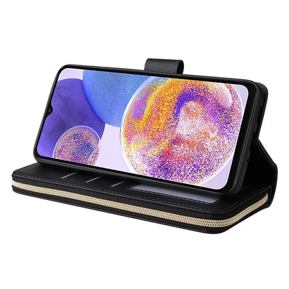 For Samsung Galaxy A23 4G / M23 5G / A23 5G (Global Version) Case Card Slots Leather Phone Cover