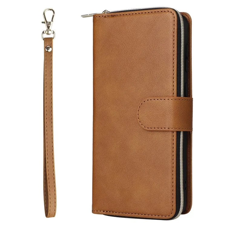 For Samsung Galaxy A23 4G / M23 5G / A23 5G (Global Version) Case Card Slots Leather Phone Cover