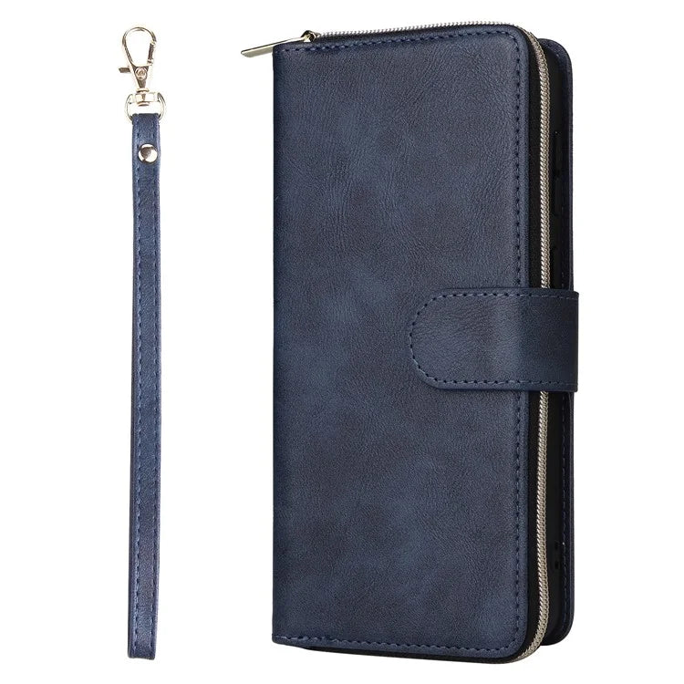 For Samsung Galaxy A23 4G / M23 5G / A23 5G (Global Version) Case Card Slots Leather Phone Cover