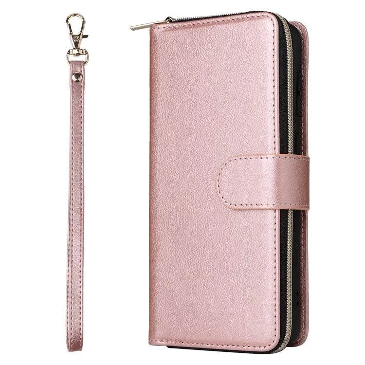For Samsung Galaxy A23 4G / M23 5G / A23 5G (Global Version) Case Card Slots Leather Phone Cover