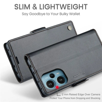 CASEME 023 Series For Xiaomi Poco F5 5G / Redmi Note 12 Turbo Case Wallet Leather Phone Cover