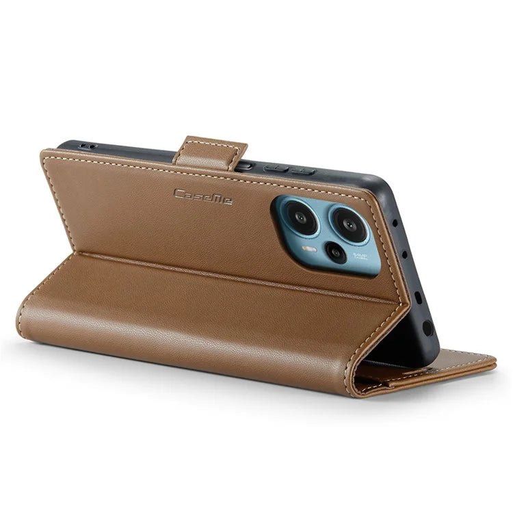 CASEME 023 Series For Xiaomi Poco F5 5G / Redmi Note 12 Turbo Case Wallet Leather Phone Cover