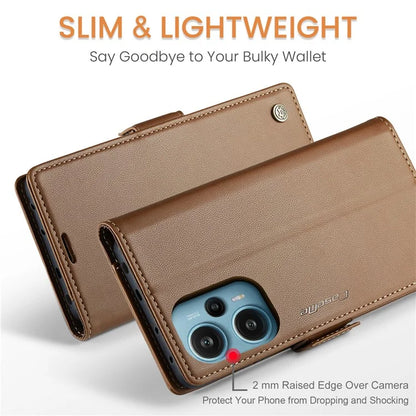 CASEME 023 Series For Xiaomi Poco F5 5G / Redmi Note 12 Turbo Case Wallet Leather Phone Cover