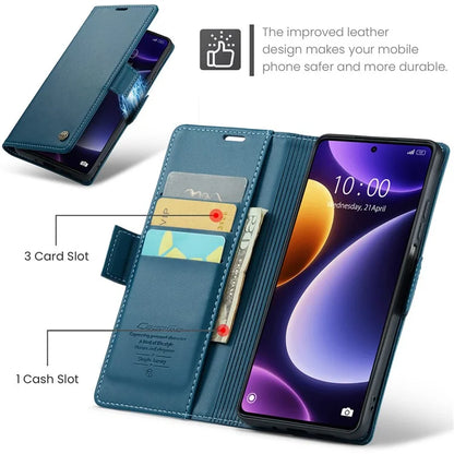 CASEME 023 Series For Xiaomi Poco F5 5G / Redmi Note 12 Turbo Case Wallet Leather Phone Cover