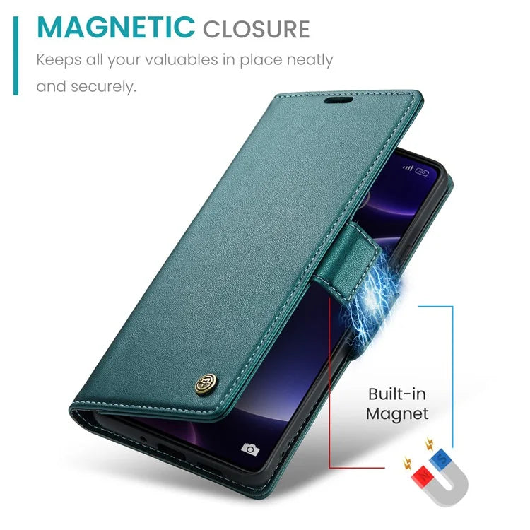 CASEME 023 Series For Xiaomi Poco F5 5G / Redmi Note 12 Turbo Case Wallet Leather Phone Cover