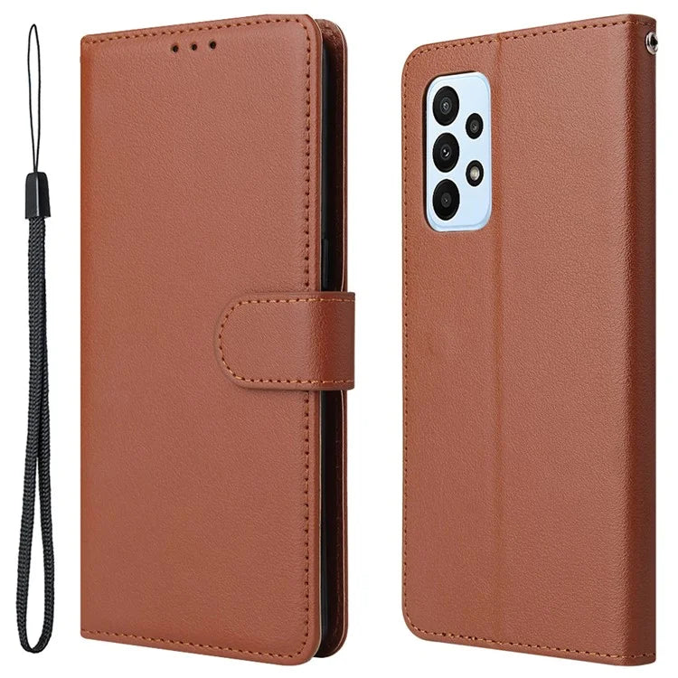 For Samsung Galaxy A23 4G / A23 5G (Global Version) / F23 5G / M23 5G / M13 4G Phone Case PU Leather Cover