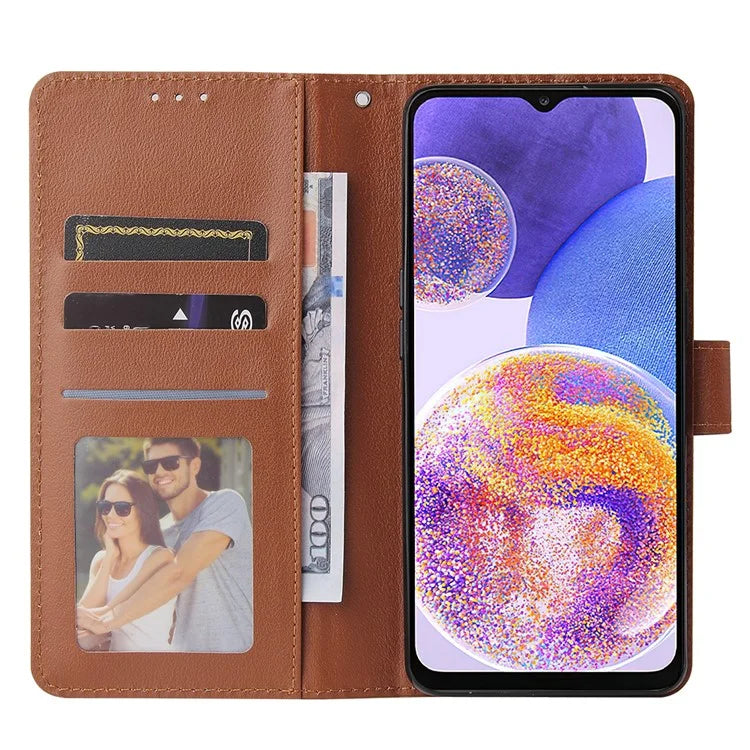 For Samsung Galaxy A23 4G / A23 5G (Global Version) / F23 5G / M23 5G / M13 4G Phone Case PU Leather Cover