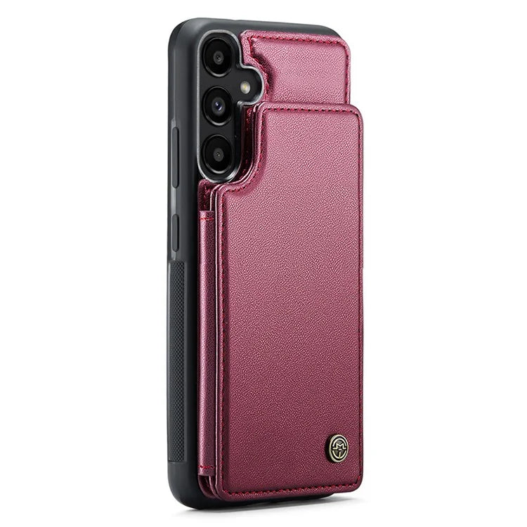 CASEME C22 Series For Samsung Galaxy A35 5G Case Leather+TPU Cover RFID Blocking Card Slots