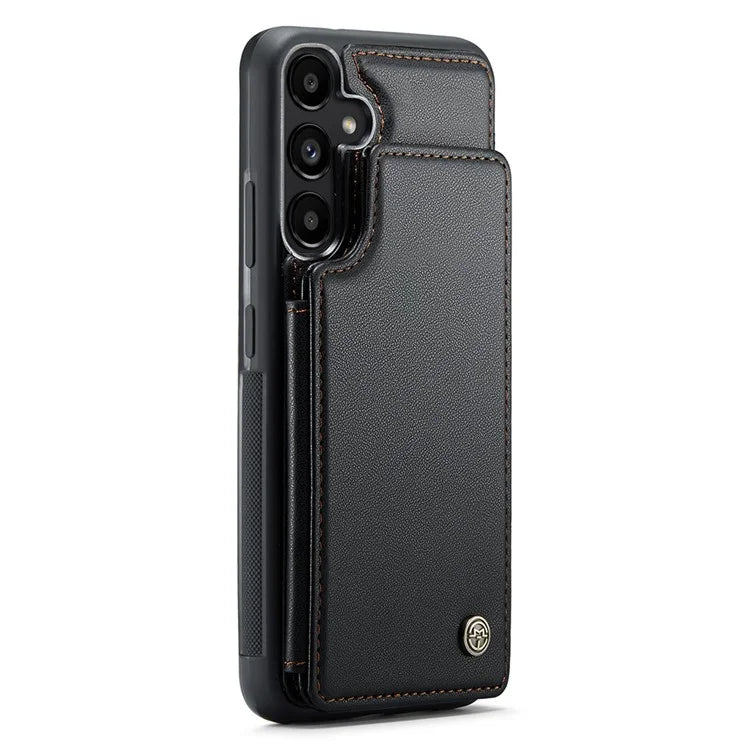 CASEME C22 Series For Samsung Galaxy A55 5G Case RFID Blocking 5 Card Slots Kickstand Back Cover