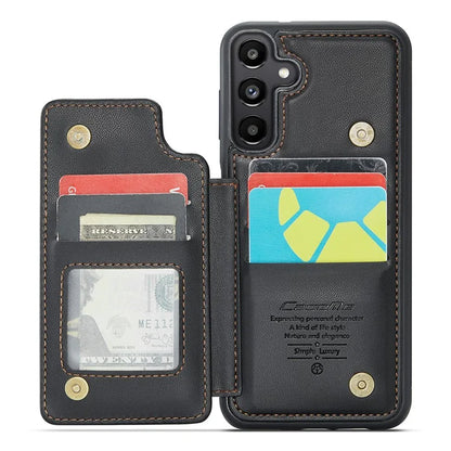 CASEME C22 Series For Samsung Galaxy A55 5G Case RFID Blocking 5 Card Slots Kickstand Back Cover