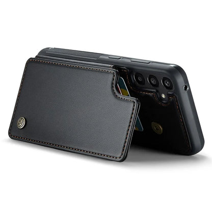CASEME C22 Series For Samsung Galaxy A55 5G Case RFID Blocking 5 Card Slots Kickstand Back Cover