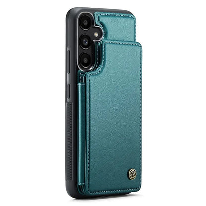 CASEME C22 Series For Samsung Galaxy A55 5G Case RFID Blocking 5 Card Slots Kickstand Back Cover