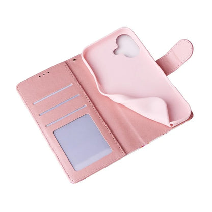 For iPhone 16 Case Marble Pattern Print Leather Wallet Phone Cover