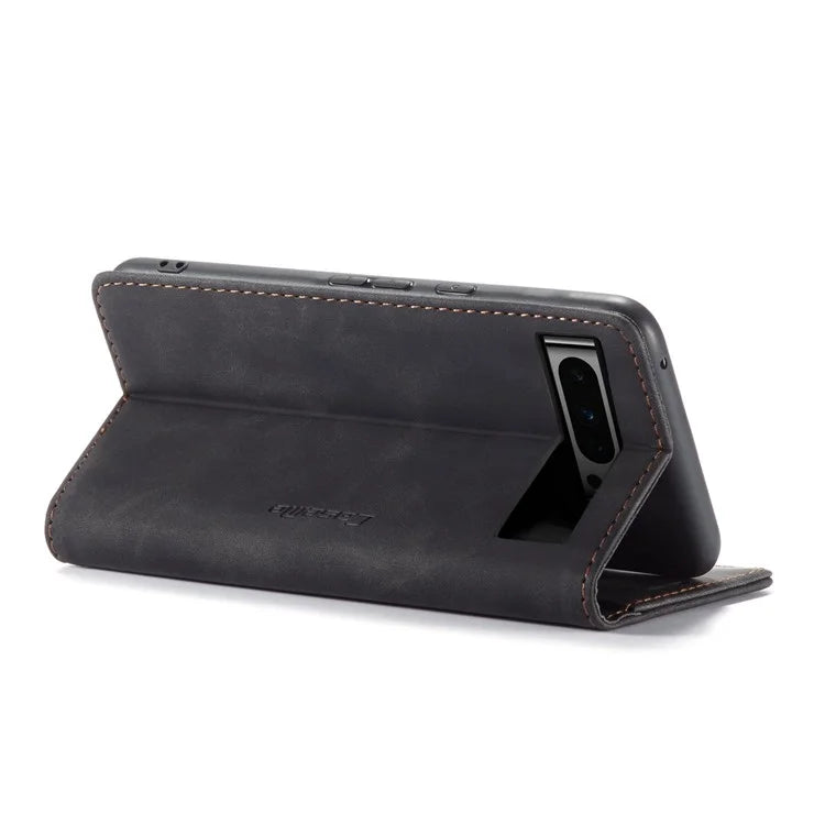 CASEME 013 Series For Google Pixel 8 Pro Case PU Leather Wallet Folio Flip Phone Cover
