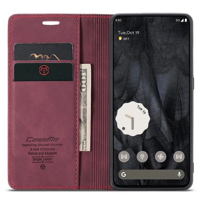CASEME 013 Series For Google Pixel 8 Pro Case PU Leather Wallet Folio Flip Phone Cover