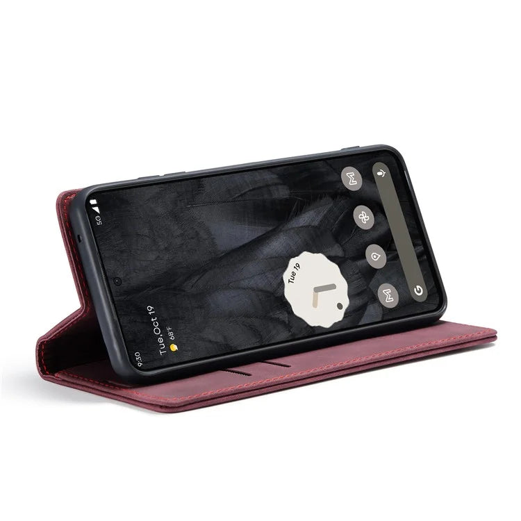 CASEME 013 Series For Google Pixel 8 Pro Case PU Leather Wallet Folio Flip Phone Cover