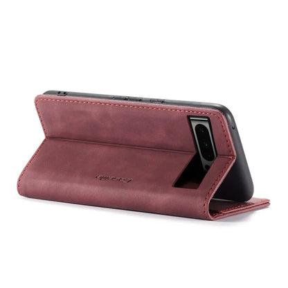 CASEME 013 Series For Google Pixel 8 Pro Case PU Leather Wallet Folio Flip Phone Cover