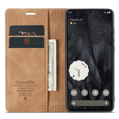 CASEME 013 Series For Google Pixel 8 Pro Case PU Leather Wallet Folio Flip Phone Cover