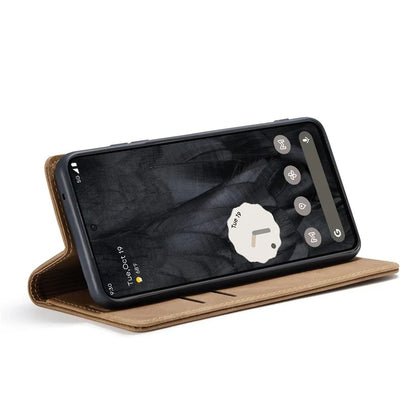 CASEME 013 Series For Google Pixel 8 Pro Case PU Leather Wallet Folio Flip Phone Cover