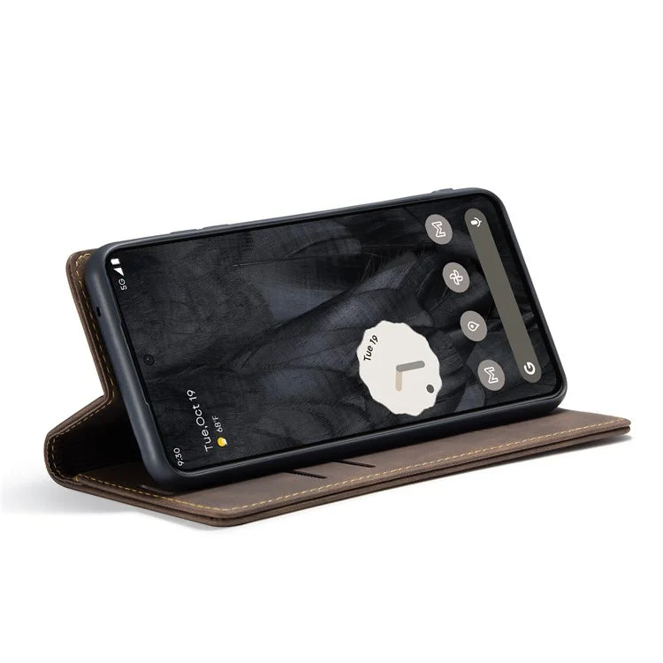 CASEME 013 Series For Google Pixel 8 Pro Case PU Leather Wallet Folio Flip Phone Cover