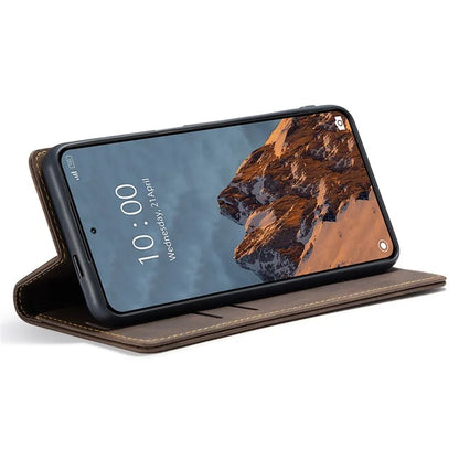 CASEME 013 Series For Xiaomi 14 Ultra Stand Case Card Slot Leather Phone Cover
