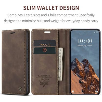 CASEME 013 Series For Xiaomi 14 Ultra Stand Case Card Slot Leather Phone Cover