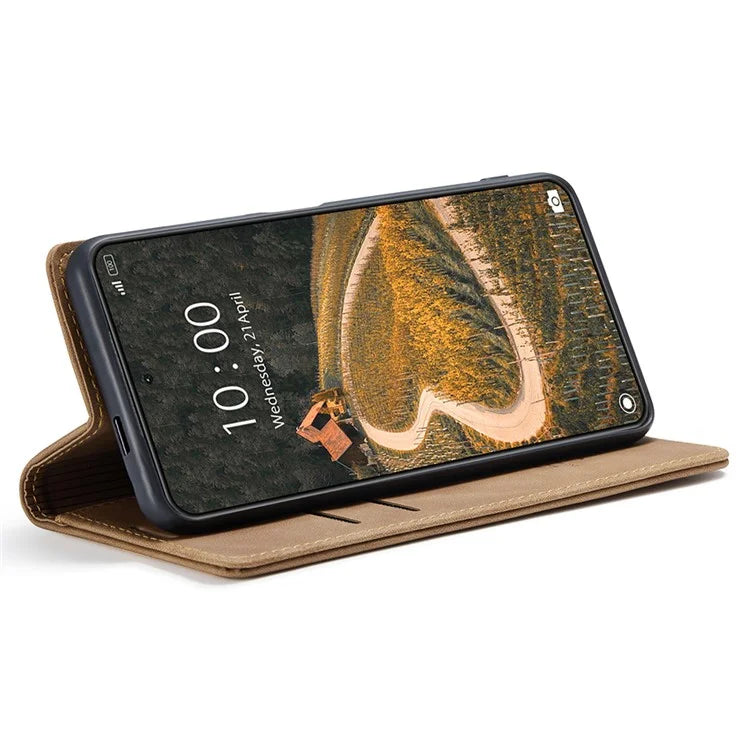 CASEME 013 Series For Xiaomi 14 Ultra Stand Case Card Slot Leather Phone Cover