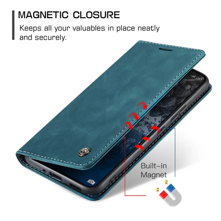 CASEME 013 Series For Xiaomi 14 Ultra Stand Case Card Slot Leather Phone Cover