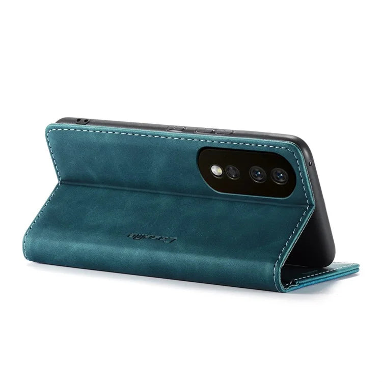CASEME 013 Series For Honor 80 Pro 5G Case Leather Phone Cover Card Slots Stand Flip