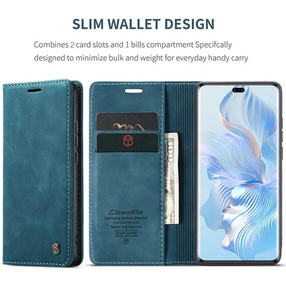 CASEME 013 Series For Honor 80 Pro 5G Case Leather Phone Cover Card Slots Stand Flip