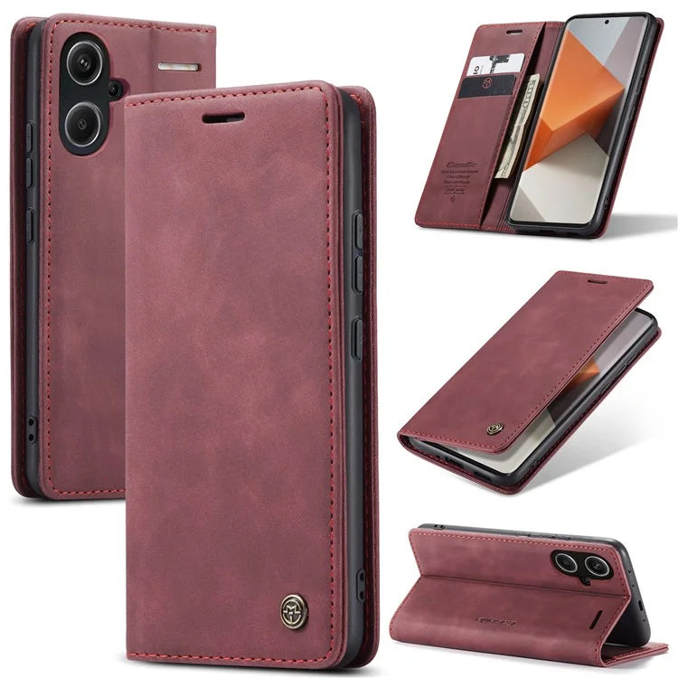 CASEME 013 Series For Xiaomi Redmi Note 13 Pro+ 5G Case Wallet Stand Flip Leather Phone Cover