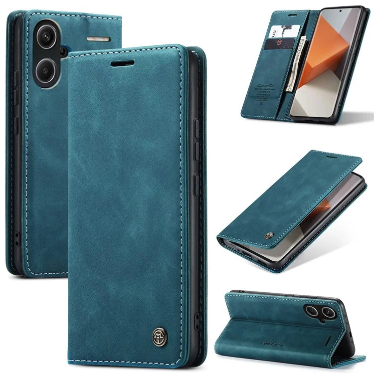 CASEME 013 Series For Xiaomi Redmi Note 13 Pro+ 5G Case Wallet Stand Flip Leather Phone Cover