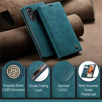 CASEME 013 Series For Xiaomi Redmi Note 13 Pro+ 5G Case Wallet Stand Flip Leather Phone Cover