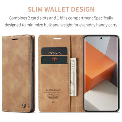 CASEME 013 Series For Xiaomi Redmi Note 13 Pro+ 5G Case Wallet Stand Flip Leather Phone Cover