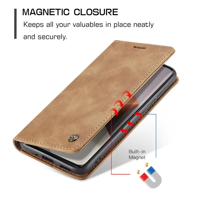 CASEME 013 Series For Xiaomi Redmi Note 13 Pro+ 5G Case Wallet Stand Flip Leather Phone Cover