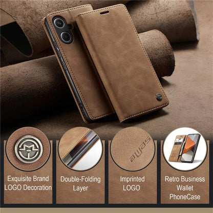 CASEME 013 Series For Xiaomi Redmi Note 13 Pro+ 5G Case Wallet Stand Flip Leather Phone Cover