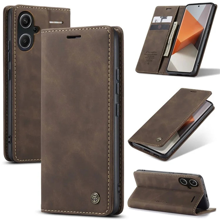CASEME 013 Series For Xiaomi Redmi Note 13 Pro+ 5G Case Wallet Stand Flip Leather Phone Cover