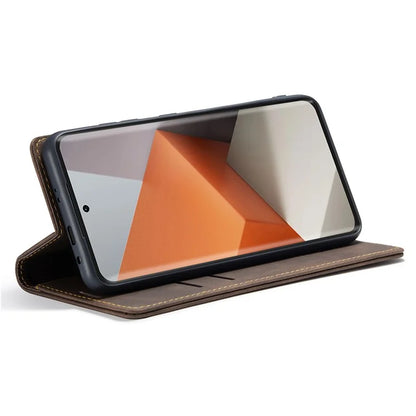 CASEME 013 Series For Xiaomi Redmi Note 13 Pro+ 5G Case Wallet Stand Flip Leather Phone Cover