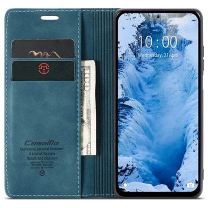 CASEME 013 Series For Xiaomi Redmi Note 13 5G Stand Case Shockproof Leather Phone Cover