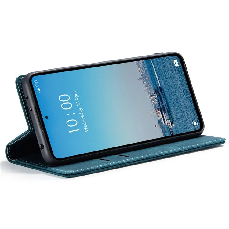 CASEME 013 Series For Xiaomi Redmi Note 13 5G Stand Case Shockproof Leather Phone Cover
