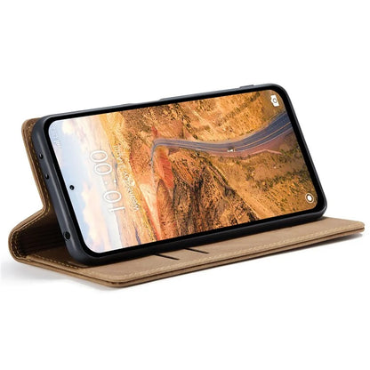 CASEME 013 Series For Xiaomi Redmi Note 13 5G Stand Case Shockproof Leather Phone Cover