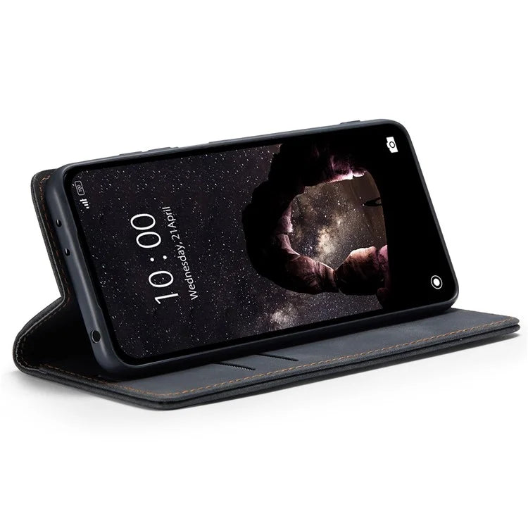 CASEME 013 Series For Xiaomi Redmi Note 13 5G Stand Case Shockproof Leather Phone Cover