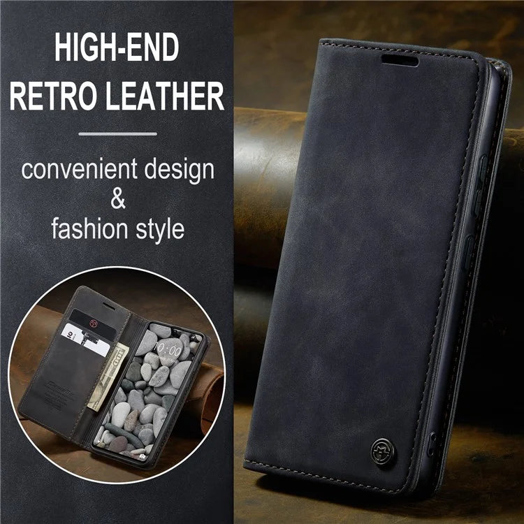 CASEME 013 Series For Xiaomi Redmi Note 13 Pro 5G / Poco X6 5G Case Leather Folio Wallet Phone Cover