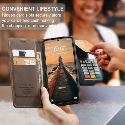 CASEME 013 Series For Xiaomi Redmi Note 13 Pro 5G / Poco X6 5G Case Leather Folio Wallet Phone Cover