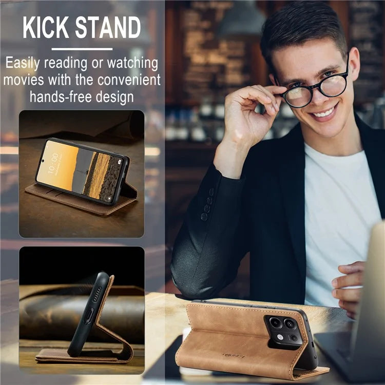 CASEME 013 Series For Xiaomi Redmi Note 13 Pro 5G / Poco X6 5G Case Leather Folio Wallet Phone Cover