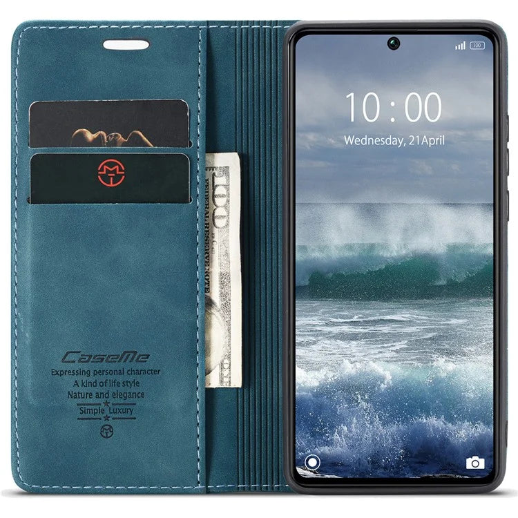 CASEME 013 Series For Xiaomi Redmi Note 13 Pro 5G / Poco X6 5G Case Leather Folio Wallet Phone Cover